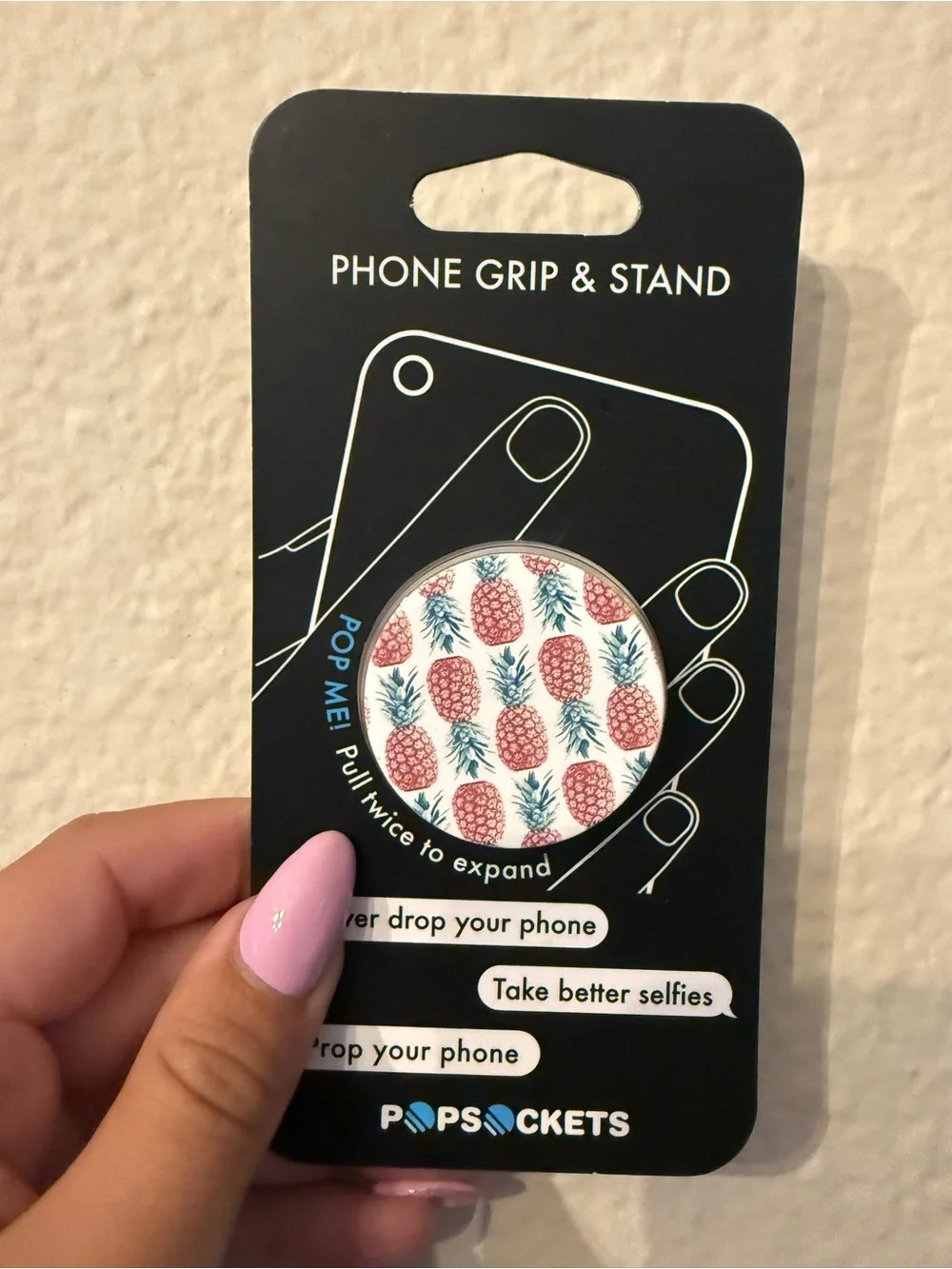 NWT 🏷️ | POPSOCKETS | Phone Grip & Stand with Pineapple Pattern